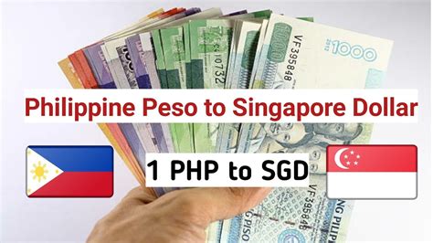 1000 pesos to sgd|1,000 PHP to SGD Convert Philippine Pesos to Singapore Dollars.